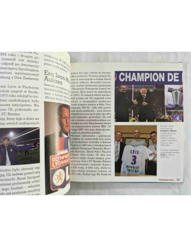 Słynne kluby piłkarskie Olympique Lyon
