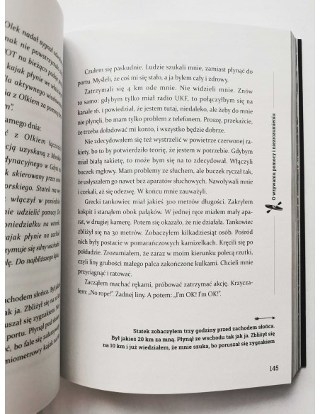 Szczepański - Na oceanie nie ma ciszy AUTOGRAF
