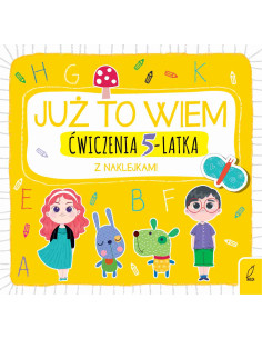 Ćwiczenia 5-latka z naklejkami już to wiem