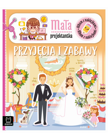 Album z naklejkami Mała projektantka Przyjęcia...