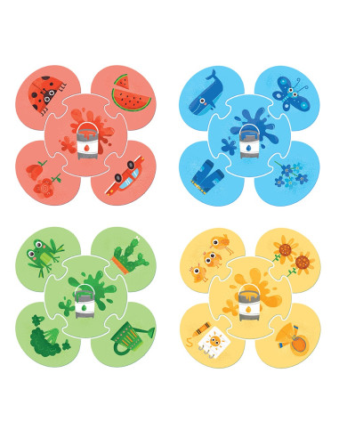Co pasuje? Kolory Puzzle + książeczka