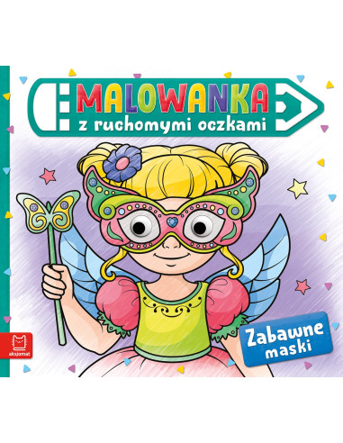 Malowanka z ruchomymi oczkami Zabawne maski