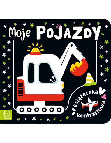 Moje pojazdy Książeczka kontrastowa