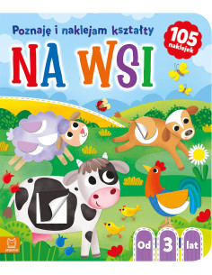Poznaję i naklejam kształty Na wsi