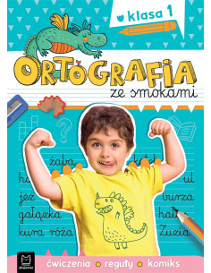 Ortografia ze smokami Ćwiczenia reguły komiks Klasa 1