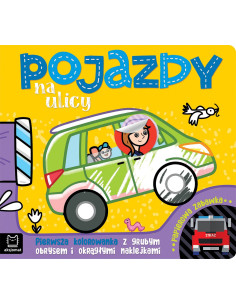 Pierwsza kolorowanka z grubym obrysem Pojazdy na ulicy...