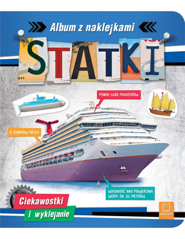 Statki Album z naklejkami Ciekawostki i wyklejanie