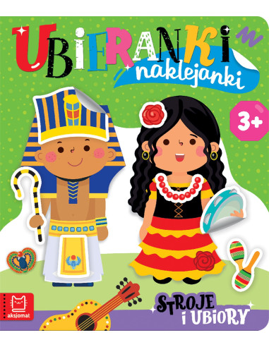 Ubieranki naklejanki Stroje i ubiory