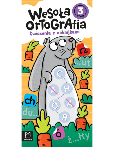 Wesoła ortografia Ćwiczenia z naklejkami Klasa 3