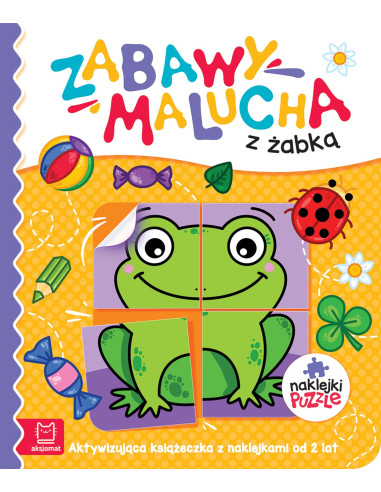 Zabawy malucha z żabką Aktywizująca książeczka...