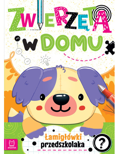 Zwierzęta w domu Łamigłówki przedszkolaka