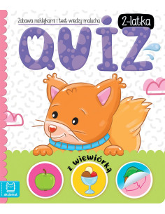 Quiz 2-latka z wiewiórką Zabawa naklejkami i test wiedzy...