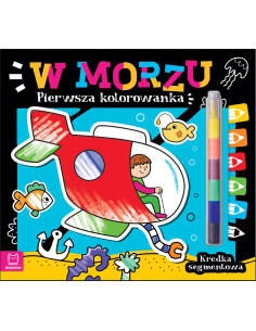 Pierwsza kolorowanka W morzu Kredka segmentowa
