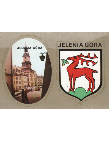 Pocztówka Jelenia Góra naklejki
