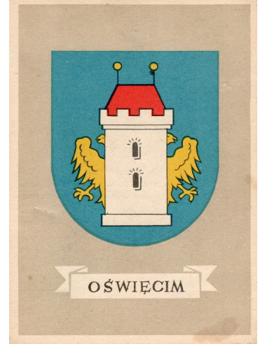 Pocztówka Oświęcim Herb
