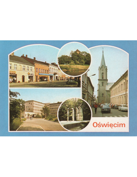 Pocztówka Oświęcim miasto