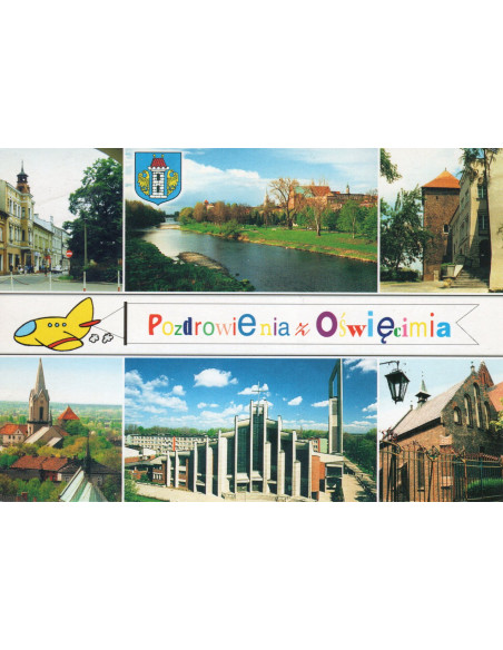 Pocztówka Oświęcim miasto