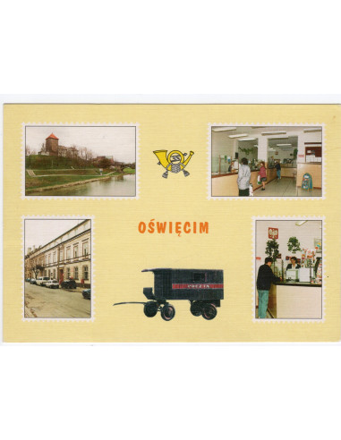Pocztówka Oświęcim miasto