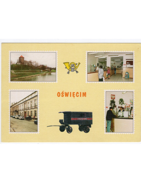 Pocztówka Oświęcim miasto