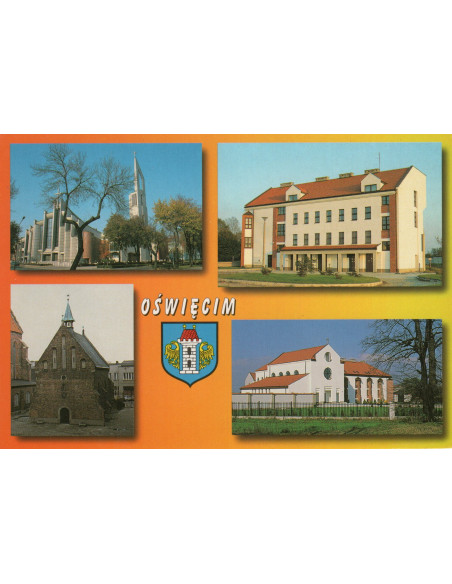 Pocztówka Oświęcim miasto
