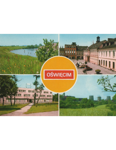 Pocztówka Oświęcim miasto