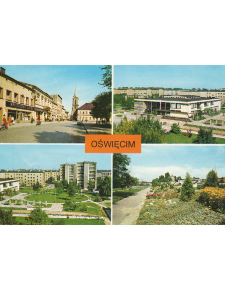 Pocztówka Oświęcim miasto