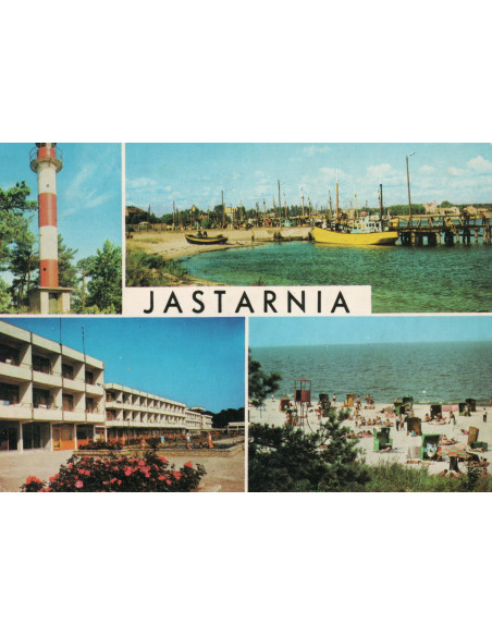 Pocztówka Jastarnia Port rybacki