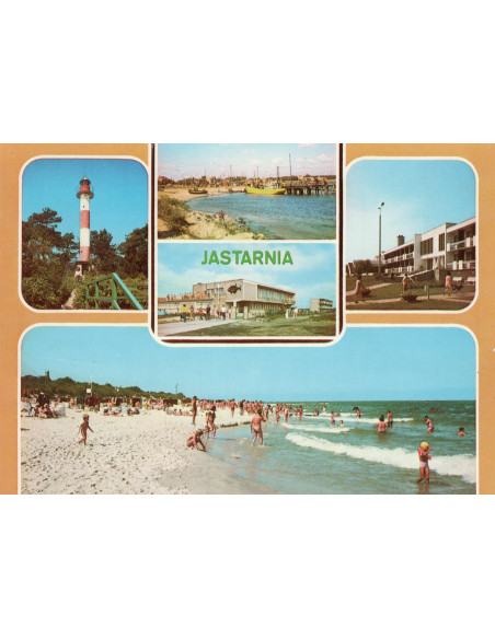Pocztówka Jastarnia Port rybacki
