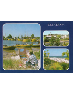 Pocztówka Jastarnia Port rybacki
