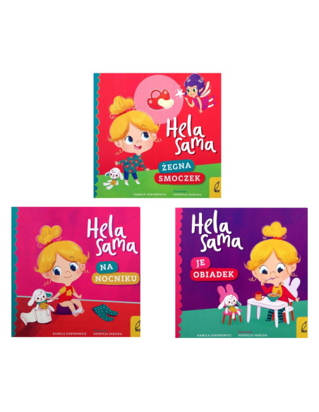 Zestaw Hela sama Na nocniku Żegna smoczek Je obiadek