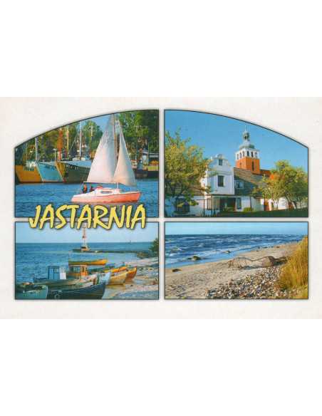Pocztówka Jastarnia Port rybacki