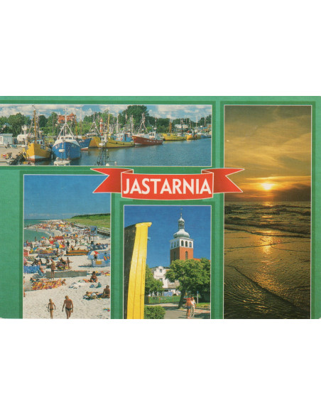 Pocztówka Jastarnia Port rybacki