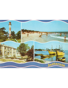 Pocztówka Jastarnia Port rybacki