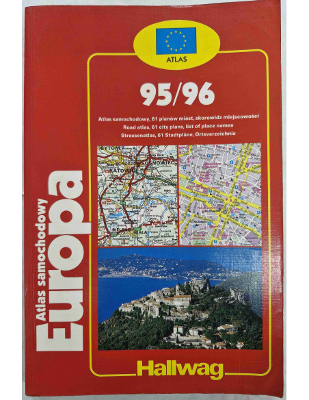 Atlas samochodowy Europa 95/96