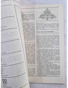 Kalendarz domowy babci Aliny 1986 2