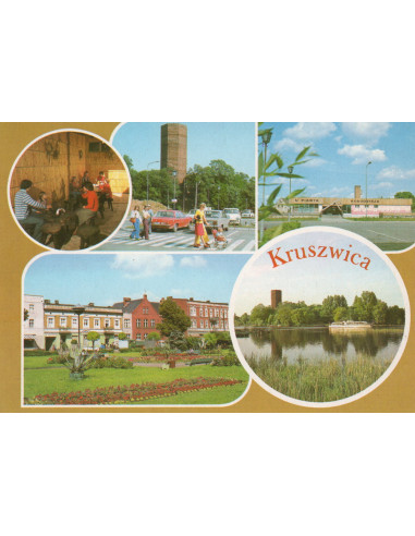 Pocztówka Kruszwica miasto
