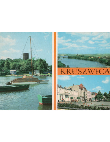 Pocztówka Kruszwica miasto