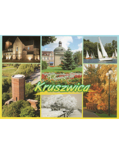 Pocztówka Kruszwica miasto