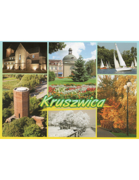 Pocztówka Kruszwica miasto