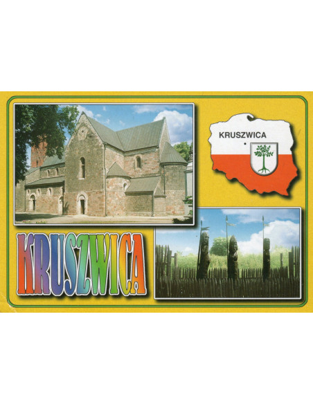 Pocztówka Kruszwica Romańska kolegiata