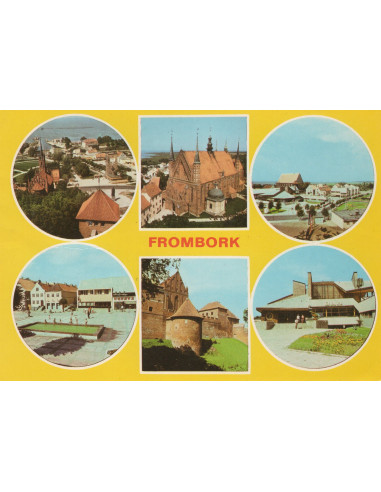 Pocztówka Frombork miasto