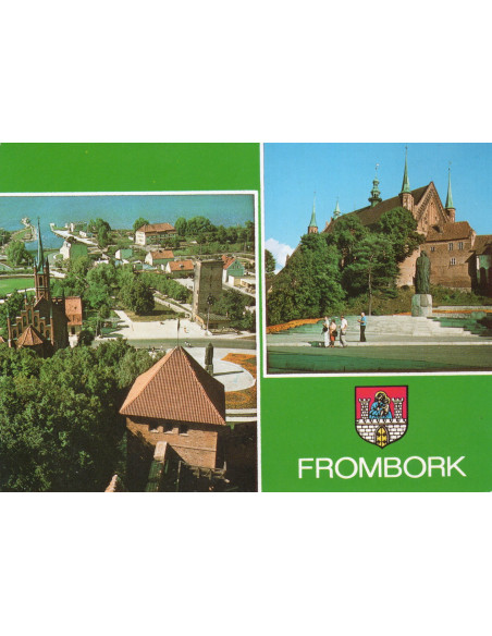 Pocztówka Frombork miasto