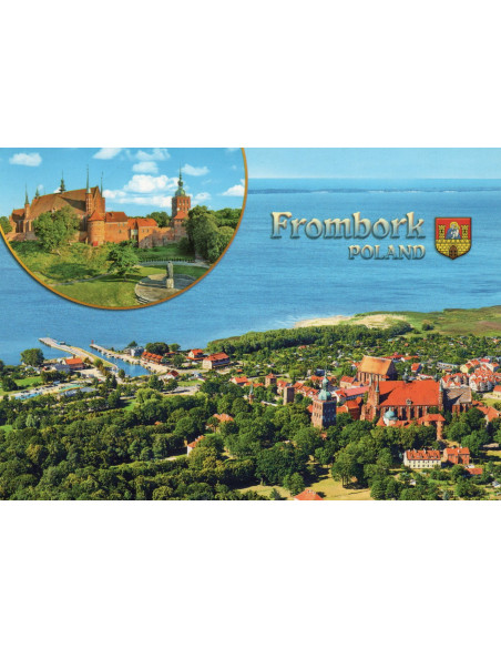 Pocztówka Frombork miasto