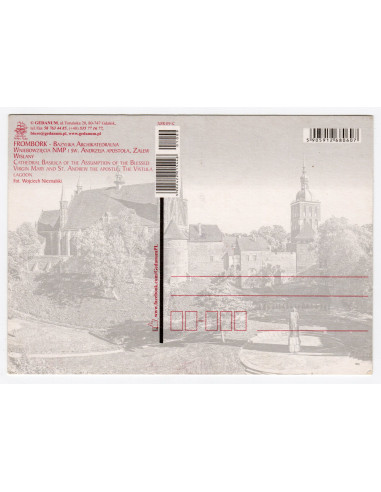 Pocztówka Frombork miasto