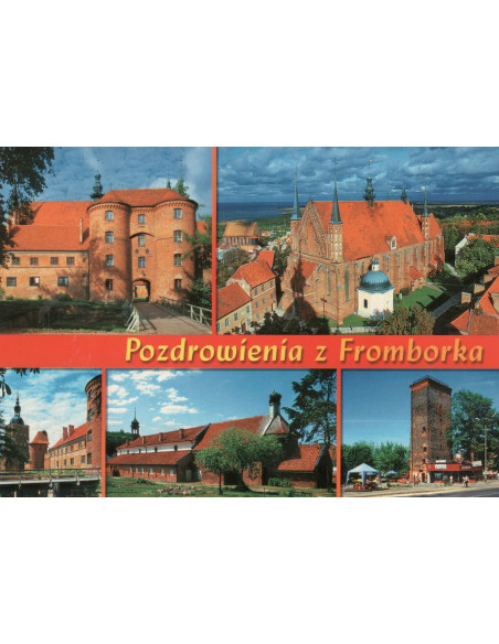 Pocztówka Frombork miasto