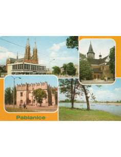Pocztówka Pabianice miasto