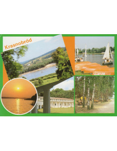 Pocztówka Krasnobród zalew