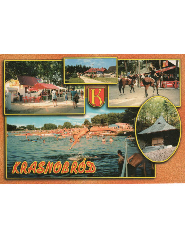 Pocztówka Krasnobród zalew