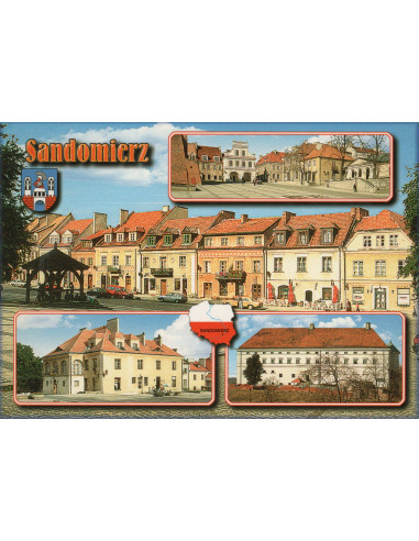 Pocztówka Sandomierz miasto