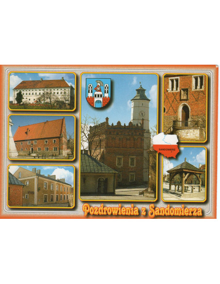 Pocztówka Sandomierz miasto